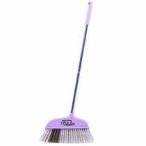 Large number single sweep with soft hair domestic stainless steel sweeping broom four rows of silk magic plastic broom sweeping the hair