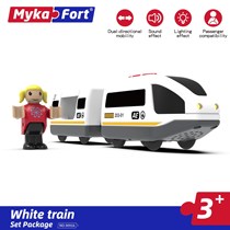 McCaffer wooden track toys electric train high-speed train puzzle assembly factory direct sales