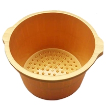 Anti-falling cooked rubber foot bath bucket massage foot bath bucket plastic foot basin non-wooden bucket