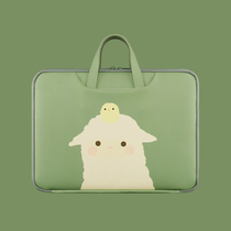 Suitable for Xiaomi Huawei ASUS computer bag portable anti-shock Apple 13 3 inch cartoon good-looking 14 notebook case 15 6 Dell Lenovo Savior game this waterproof inner bag female