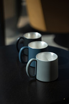 16 Open-solid color handmade ceramic silver mug large capacity water cup to Cup gift coffee cup men men