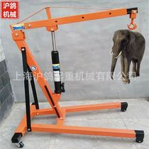 Manufacturers direct sales 2T3T automobile hydraulic small crane engine engine crane folded small crane