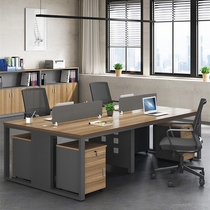 Coarl steel frame office chair combination staff card seat 2 6 8 staff position computer is simple modern