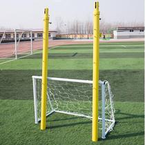 Indoor and outdoor direct insertion fixed buried volleyball rack tennis column ground insertion badminton rack air volleyball column
