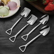 304 Stainless Steel Shovel Spoon Creative Coffee Spoon Net Red Spoon Sweet watermelon spoon spoon spoon Cute Shovel Spoon Spoon Spoon