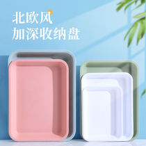 Plastic trays deepen trays rectangular kindergarten plastic vegetable dishes Bread Haldish Barbecue Pan Commercial Heat