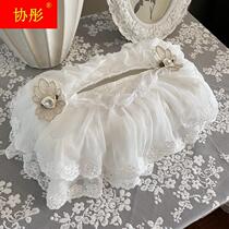 Upscale embroidery lace Korean style paper towels box towels with paper towels covered with cartons of cardboard boxes