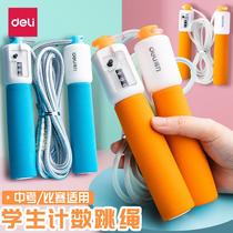 Skipping rope counter fitness high school entrance examination professional rope children Primary School students kindergarten beginner special rope jumping God