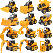 New childrens disassembly and assembly engineering vehicle set assembly screw toy detachable assembly toy car hands-on puzzle