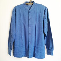 Middle-aged and elderly autumn mens cardigan with cotton and fat cotton warm coat old-fashioned loose