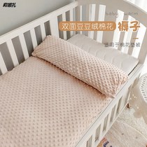 Autumn and winter crib bean velvet mattress baby kindergarten mattress newborn cushion for children