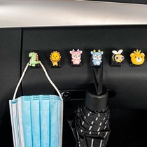 Small hooks on the interior of the car front decorative items in the car pasted female cartoon seat back car hook