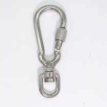 Stainless steel pet traction rope lock buckle buckle in large dog safe button dog chain connected to fixed button