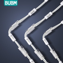 bubm line fixed buckle network cable wiring artifact household desktop floor invisible nail-free finishing chassis