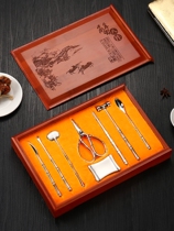 Crab Eight Crab Tools Home Yangzhou Hairy Crab Gift Box Set 304 Stainless Steel Comparable to Zhang Xiaoquan