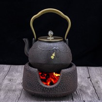 Large cast iron charcoal furnace outdoor portable tea stove wind pot pot carbon pot carbon bowl alcohol furnace