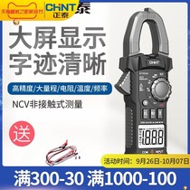 High-precision clamp meter multimeter digital clamp clamp flow meter AC and DC automatic multi-function