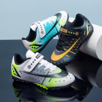 Brands Children Football Shoes Men and women TF Broken Nails Students Magic Sticker Boy Teenagers Indoor Game Sneakers