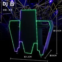 Bar disc player table acrylic DJ table box light led table lift table ktv table home dish table