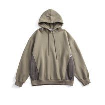 Japanese retro hooded sweater men's tide brand spring and autumn couples loose pullover sports jacket casual coat