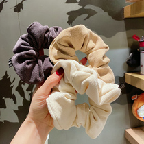 Korea Dongdaemun fashion accessories Japan and South Korea solid color thread simple Joker ponytail hair ornaments cheerleading dance headwear