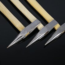 Durable small Rust hammer Tip Tip tip mouth welder double head site forging rust hammer high carbon steel two ends