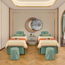 Beauty bedspread four-piece beauty salon special massage physiotherapy bed set high-end luxury sheets single Four Seasons Universal