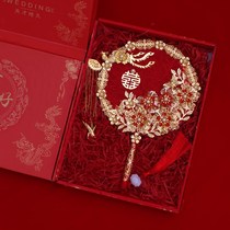 Wedding supplies wedding wedding wedding fan gift box bridesmaid Group fan bride preparation finished Chinese wedding fan