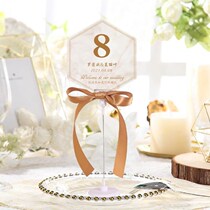 Wedding table card seat card custom table sign-in desk creative wedding banquet guest station card number card