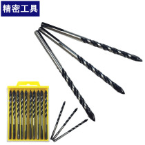 Jun Tuo Alloy Shock Drill Bit Straight Shank Construction Drill Bit Hand Electric Drill Multifunction Mixed Earth Wall Cement Drill