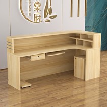 Cashier shop small counter table clothing store corner barber shop retro commercial simple modern hotel bar counter