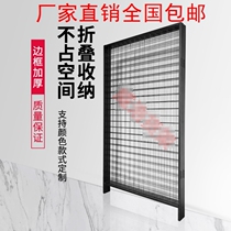 Folding wire mobile phone works grid display stand vertical iron commercial socks calligraphy shelf wire mesh landing