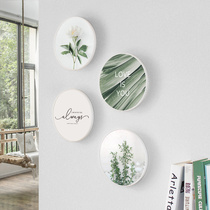 Dining table wall decoration staircase European style wall decoration bedroom bedside living room background wall pendant light luxury atmosphere