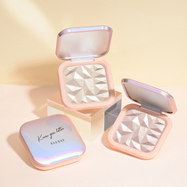 ELLESY fairy ginger high gloss powder cake repair plate brightening natural net red with mashed potatoes champagne high gloss powder