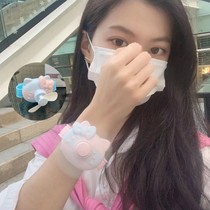 Shake up the same KT cat watch small fan wrist fan Katie cat USB charging student write job handy