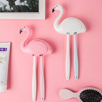 Toothbrush Shelve Free Punch Home Multifunction Wall-mounted Toothbrush Holder Credentialtooth Shelf Cute Cartoon Toothbrush Holder