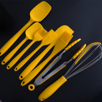 Household food grade silicone baking device set scraper Oil Brush food clip spatula high temperature resistant noodle appliance
