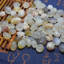 Decorative colored agate stone natural cherry blossom original stone ornaments fish tank landscaping small ore decoration