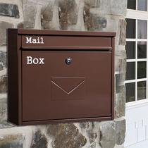 Post-barrel Villa Outdoor Wall with Lock Mail Inbox Creative Opinion Box