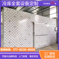 Cold Library Full set equipment Custom Small Freeze Refrigerator Group Home Commercial with drain tube Freeze quick-freeze all-in-one 220v