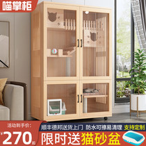 Cat House cat cage cat Villa solid wood super big three-story Cats nest home breeding Cat House