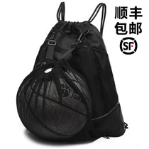 Basketball backpack training ball bag multifunctional jump rope sports basketball belt large capacity storage American simplicity