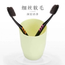 10 toothbrushes soft hair adult family home ultra-soft bamboo charcoal couple Women Mens special childrens set