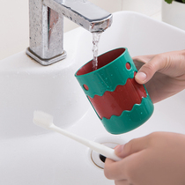 Mouthwash cup small monster brush tooth Cup wash cup couple toothbrush cup creative portable cylinder tooth bucket travel