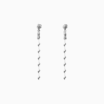 KVK Earrings 2021 New Tide-in-flow Suearline Womens Advanced Sensation Atmospheric Ear Ornaments Anti-Allergy Ear Pin