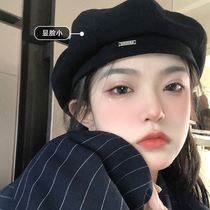 What is the face big for what hat female students are wild cool hot girls trend round face square face thin beret