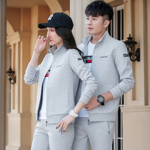 Spring and Autumn 361 Sportswear Set Women Couple 2021 New Cotton Mens Loose Leisure Sweatshirt Three Piece Set