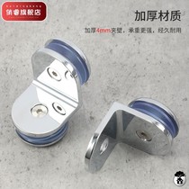 304 stainless steel glass clip 10% card slot clip support u-shaped 12% layer plate clip 8 mm retainer buckle