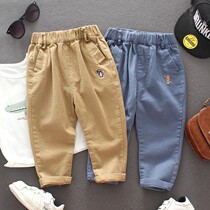 Childrens pants boys clothing pants spring autumn money 2022 new spring clothing baby baby boy clothes casual pants spring money