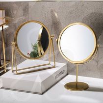 Birthday gift girl practical high-end atmosphere simple home student dormitory desktop rotating makeup mirror vanity mirror